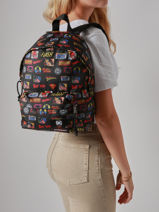 Rugzak Eastpak Zwart eastpak x dc comics K043COM-vue-porte